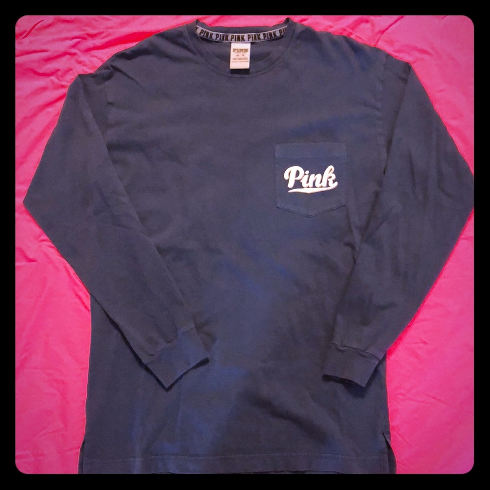 PINK XS Long-sleeved Campus Tee